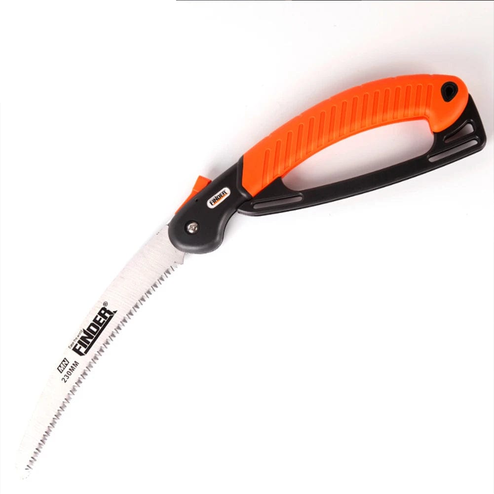 Finder folding saw, robust hand saw with extra long saw blade for wood, camping