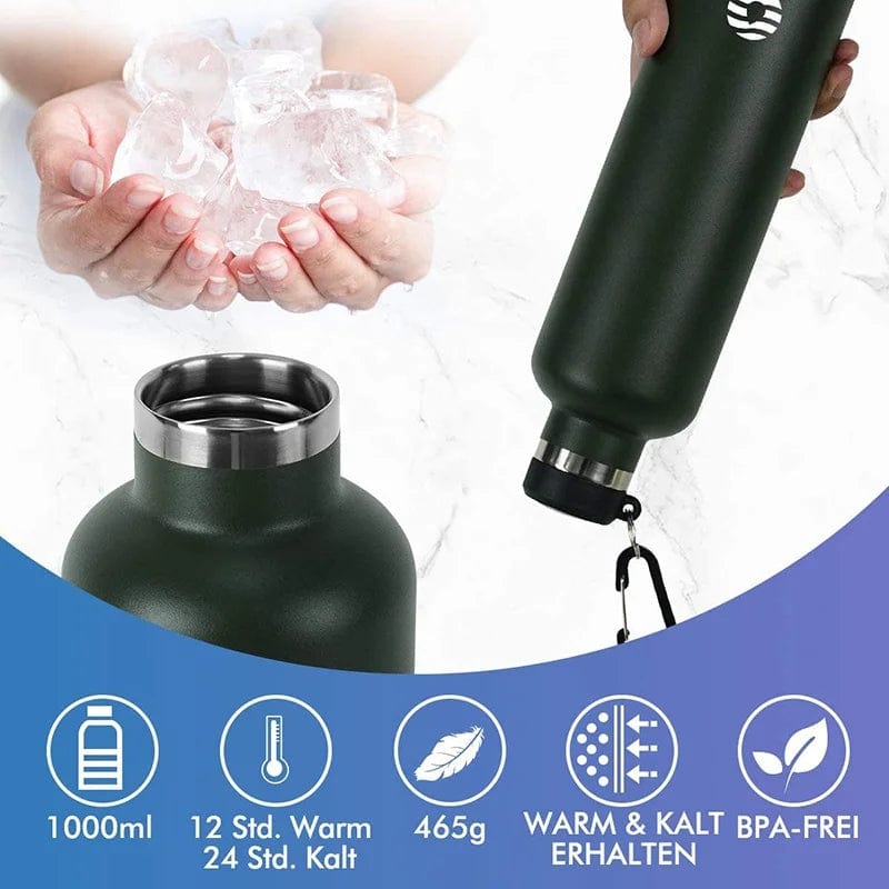 FEIJIAN Edelstahl-Thermosflaschen 750-1000 ml / BPA-FREI