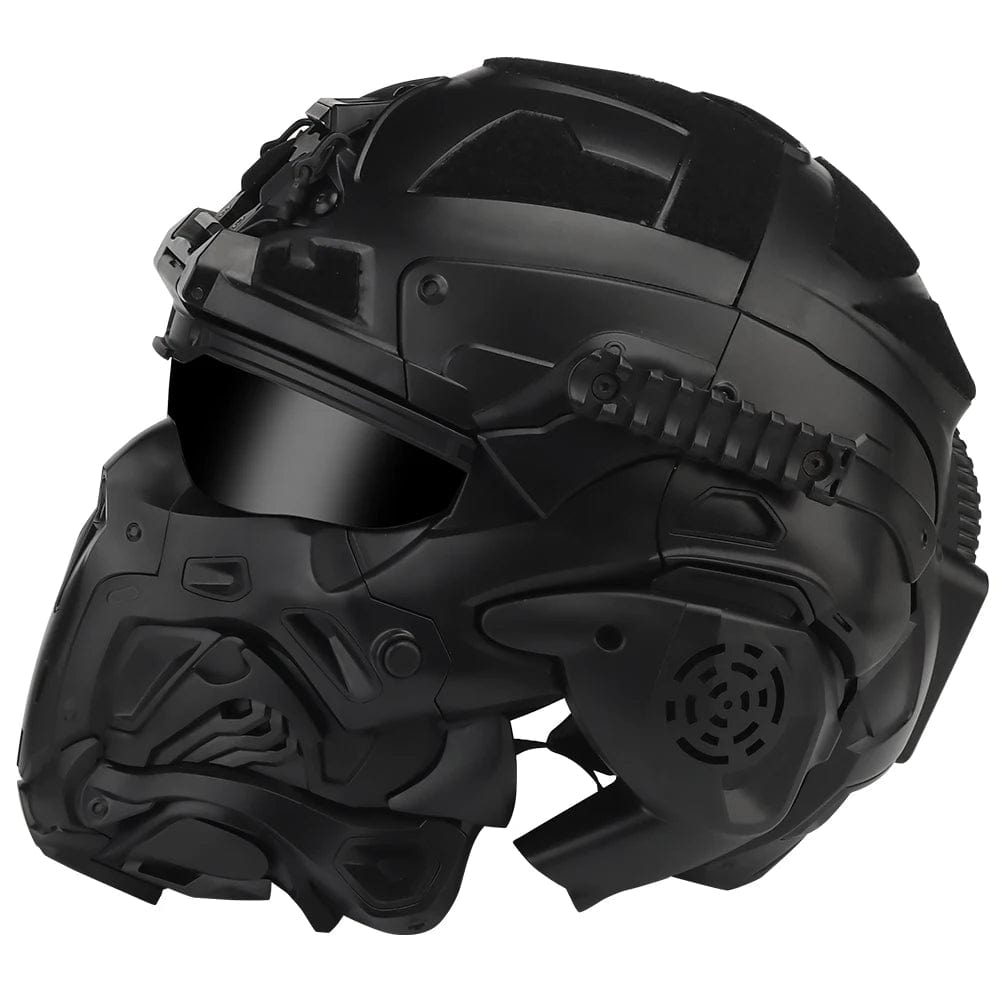 W-Ronin tactical assault helmet, including communication headset / anti-fog fan