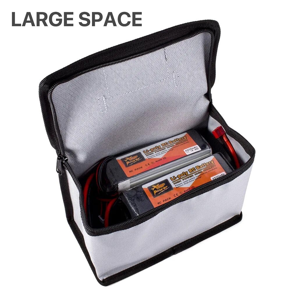 Lipo-Tasche: Feuerfeste Schutztasche für Batterien & mehr