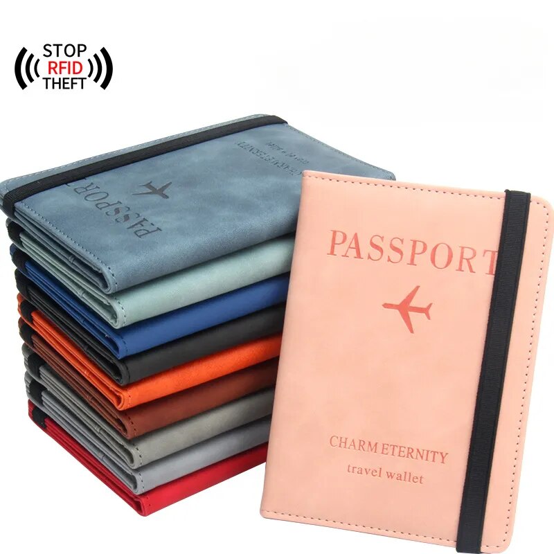 Passport cover RFID protected