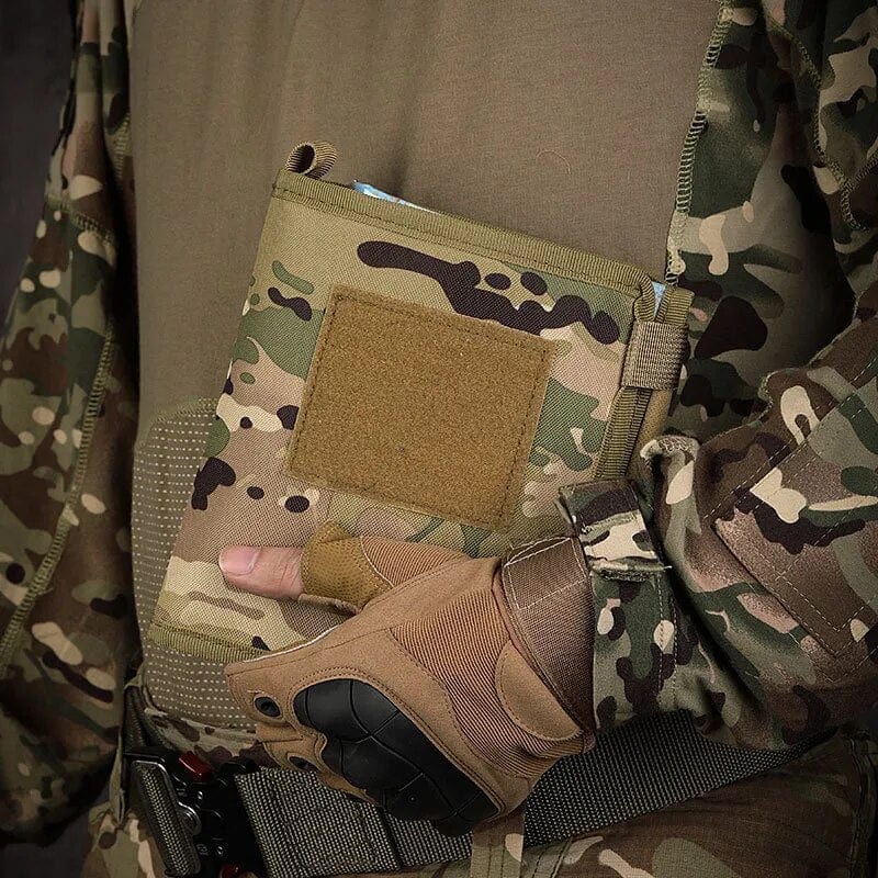Camouflage military card case