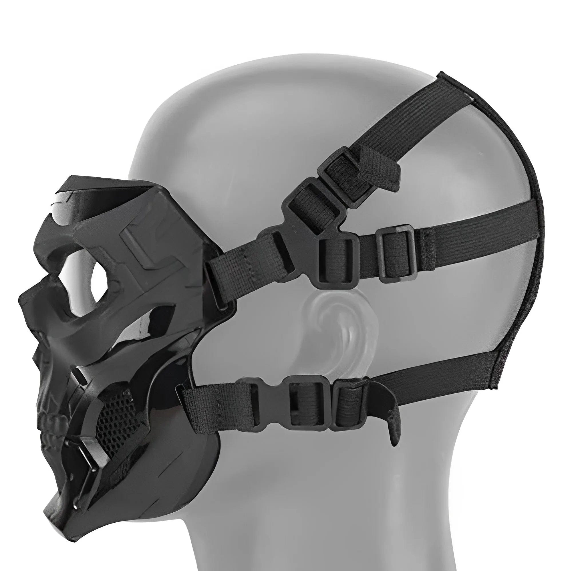 Masque de protection complet avec casque/paintball, masque airsoft 