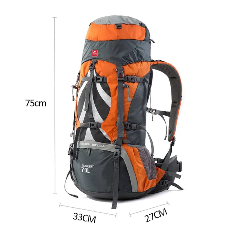 Naturehike backpack 70L, waterproof hiking backpack