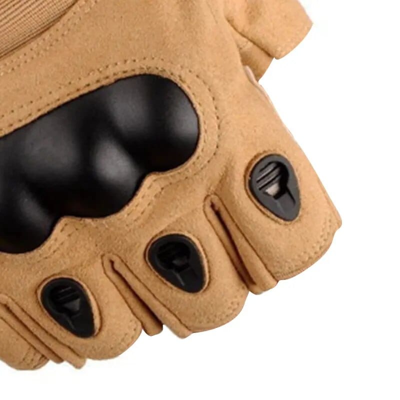 Military glove including knuckle protection / finger-free 