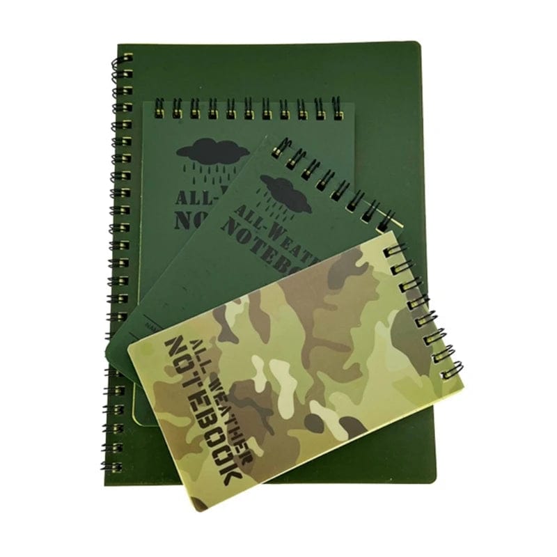 Waterproof notebooks