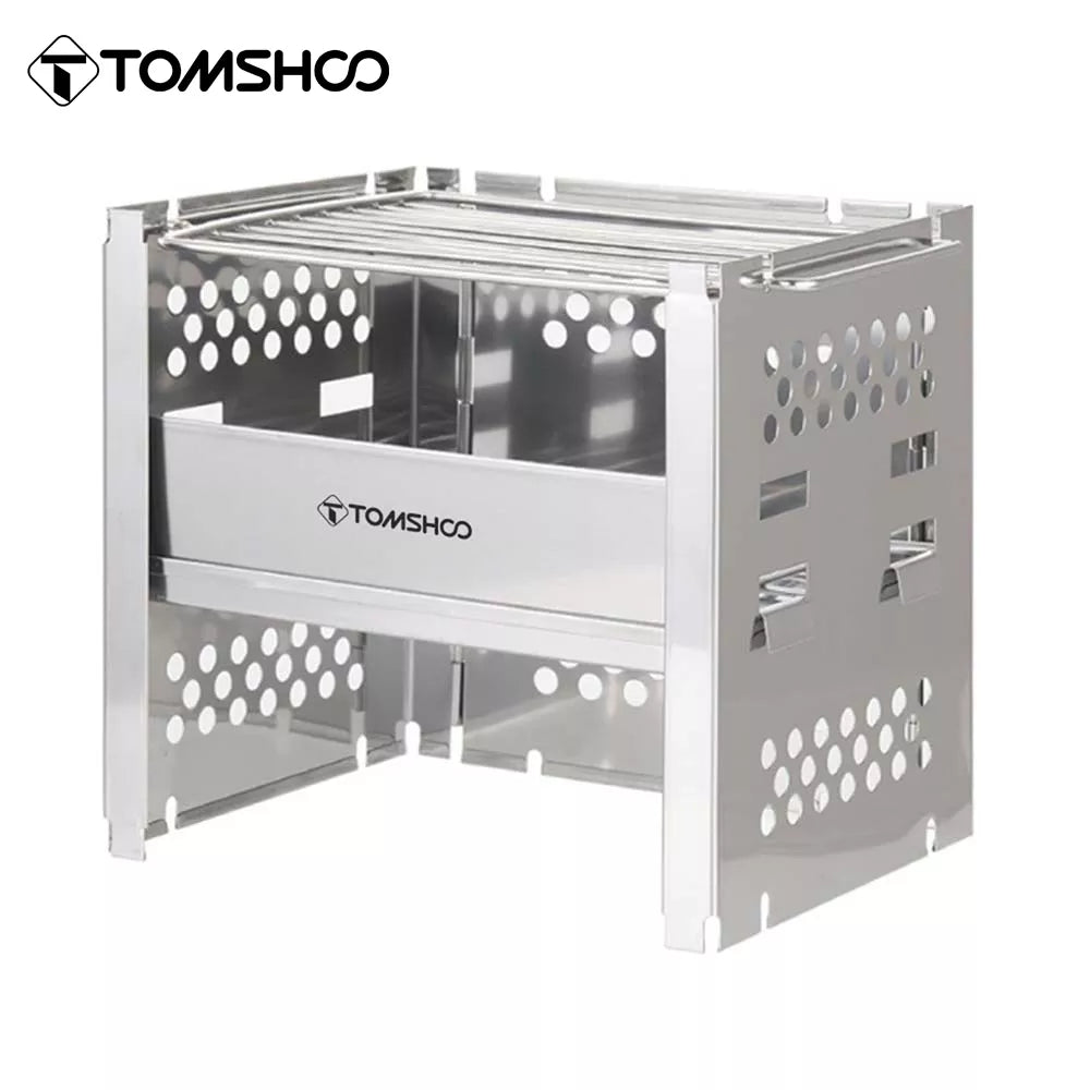 Tomshoo stainless steel folding cooker / outdoor grill
