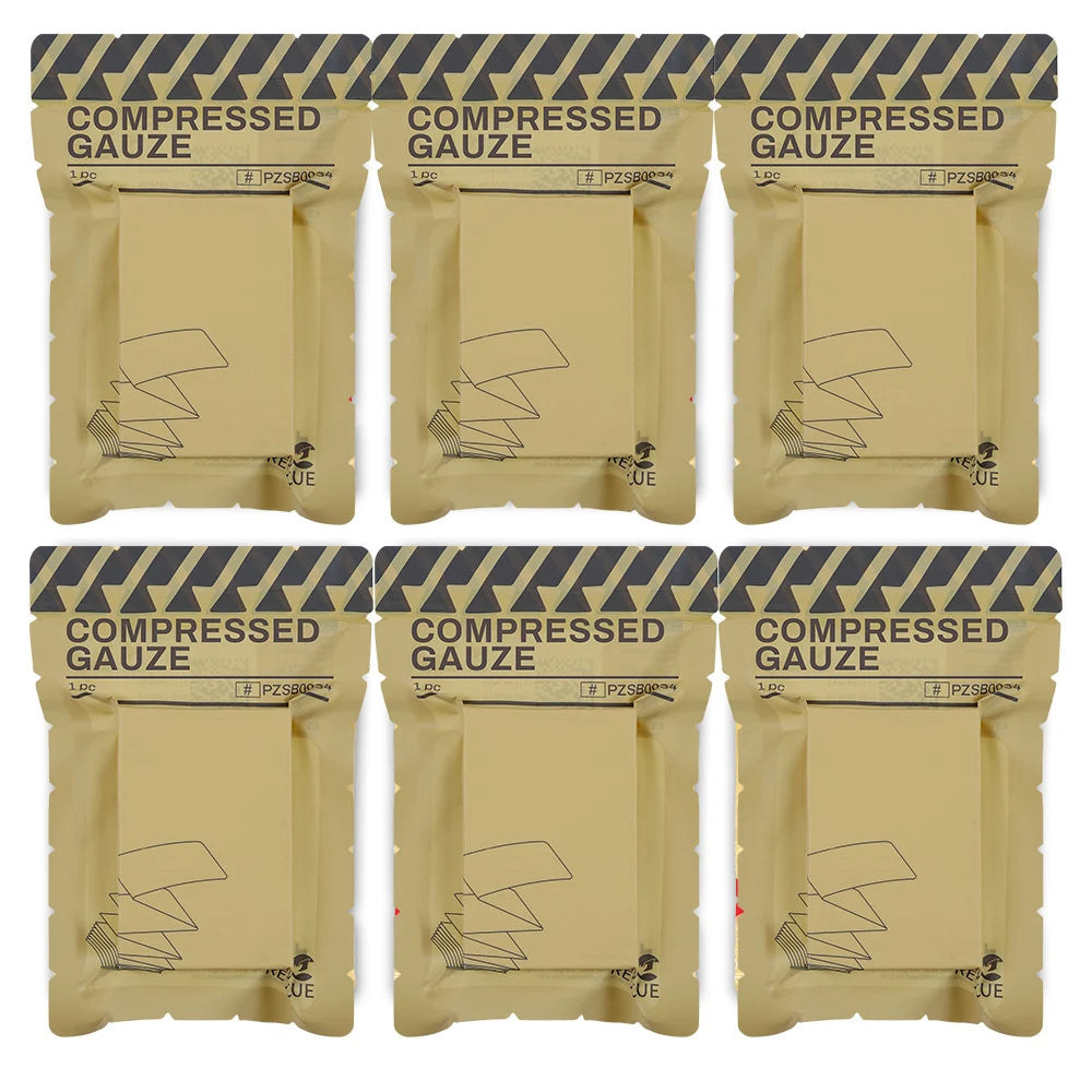RHINO RESCUE Z-gefaltete sterile Kompressengaze 4,5" x 3,75 m
