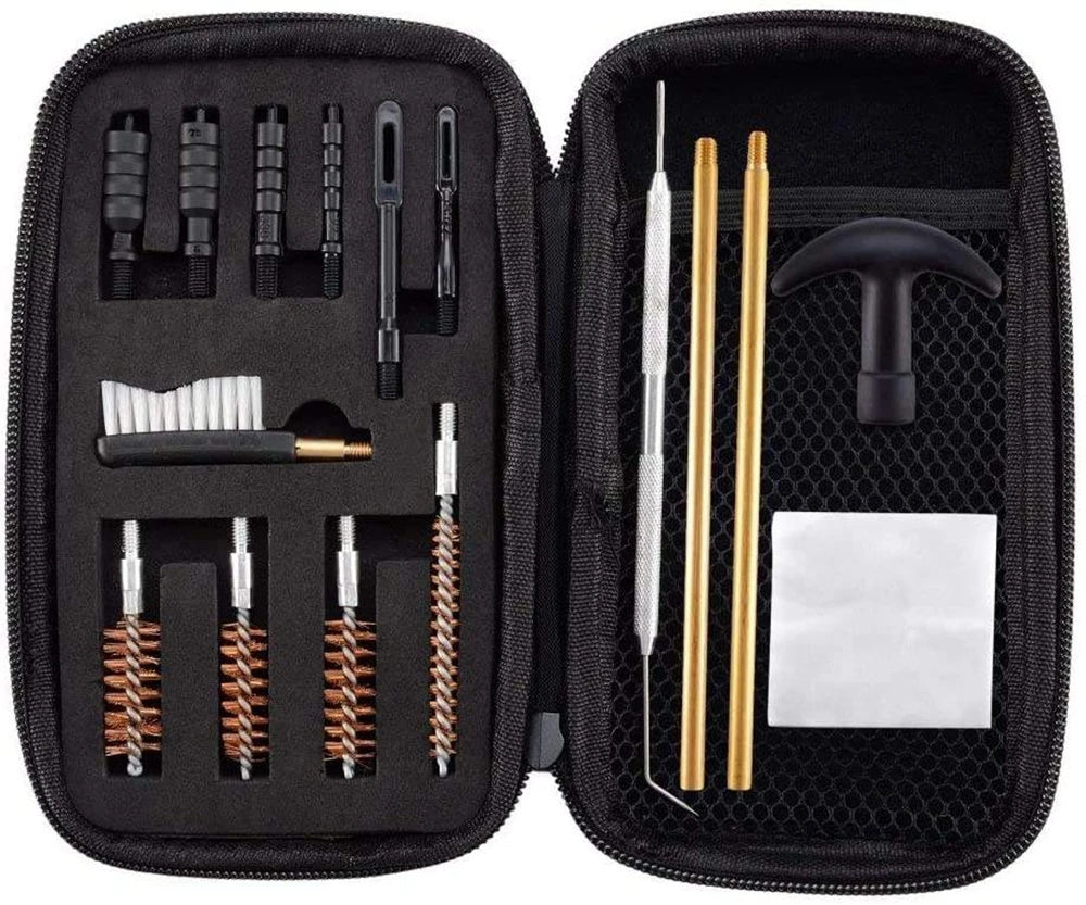 Cleaning kit for pistols – caliber .357, 9mm, .45, .40, .380, .22