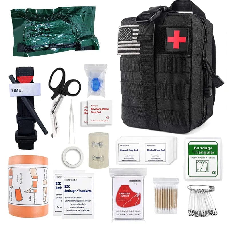 Taktisches Medikit / Traumakit gefühlt Schwarz prepper-store.com