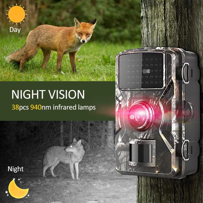 16MP Wildtierkamera: Nachtsicht, Wasserdicht