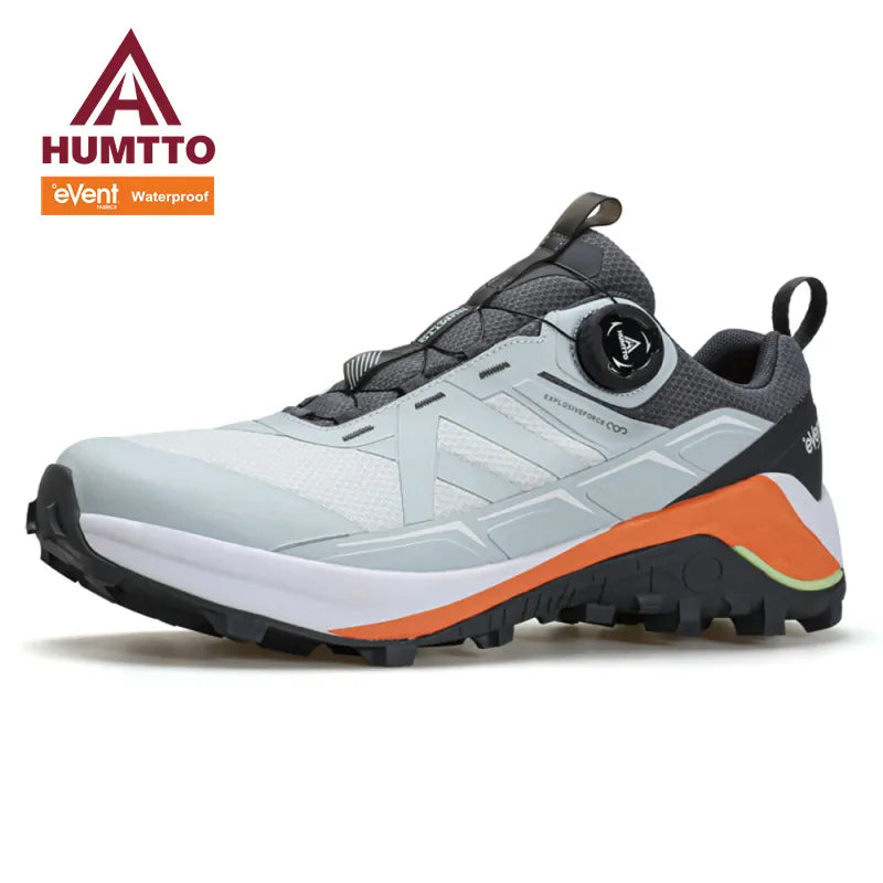 Trekking men's sports shoes / HUMTTO waterproof &amp; breathable outdoor shoes