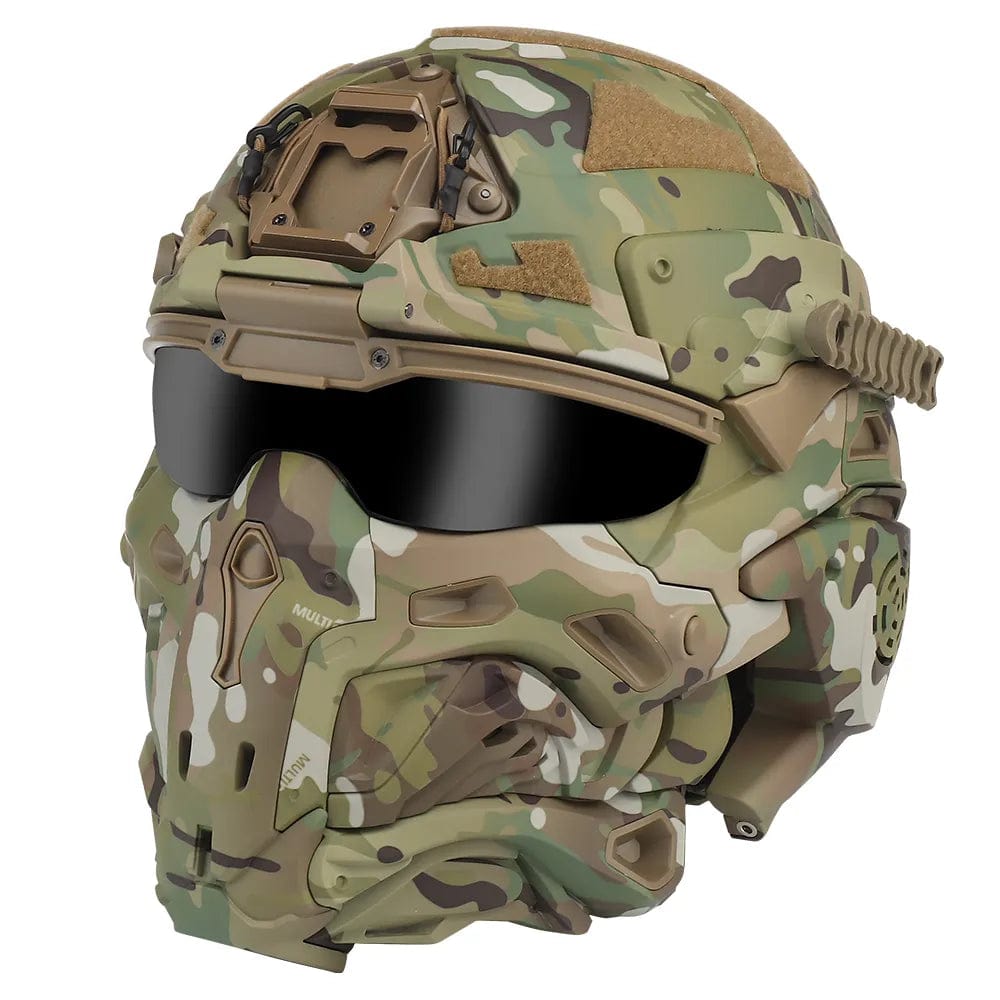 Casque d'assaut tactique W-Ronin, comprenant un casque de communication/un ventilateur anti-buée