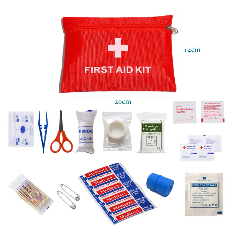 Mini first aid kit waterproof 40/50/80 pieces