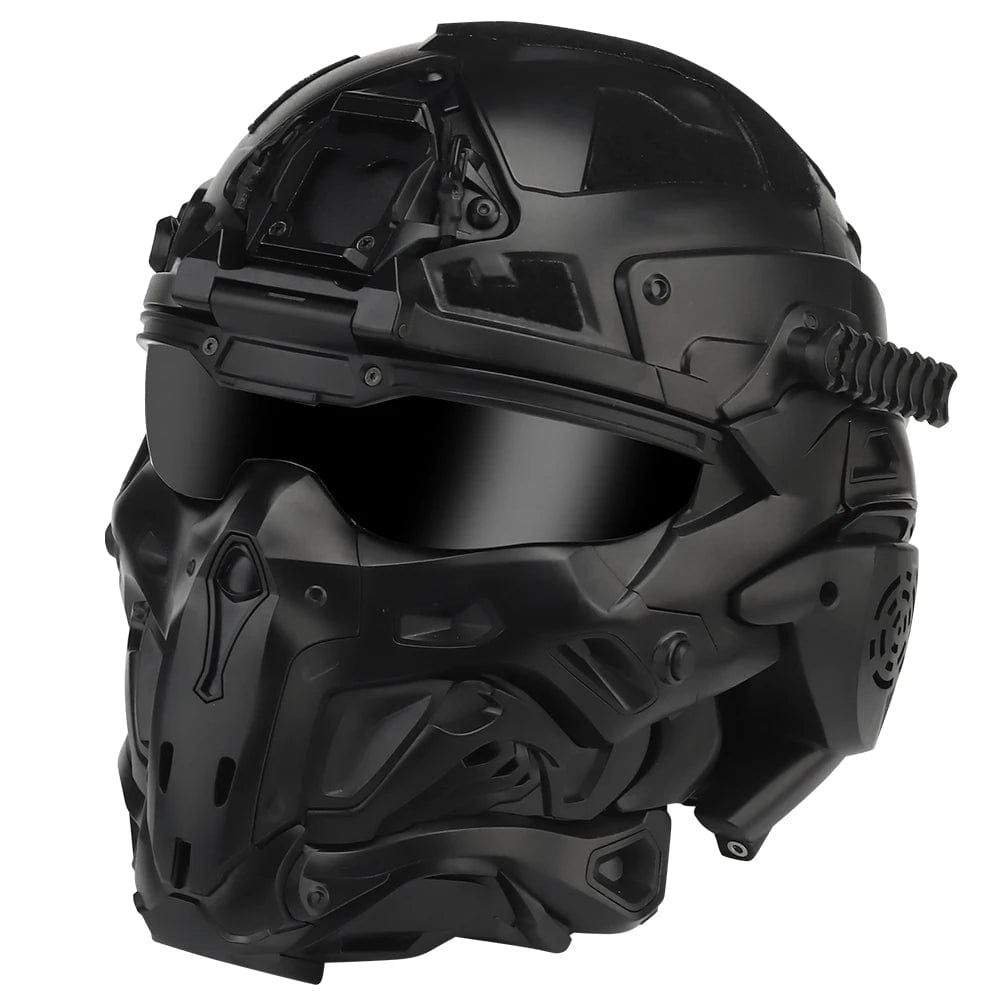 Casque d'assaut tactique W-Ronin, comprenant un casque de communication/un ventilateur anti-buée