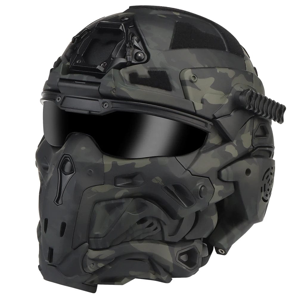 W-Ronin tactical assault helmet, including communication headset / anti-fog fan