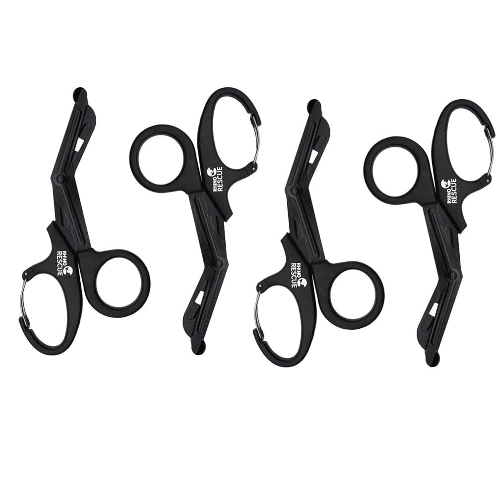 Rhino Rescue - Medizinische Notfallschere mit Karabiner 4PCS Prepper-Store.com