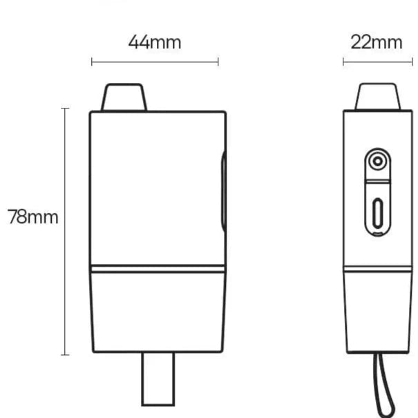 Baseus Auto-Notfall-Sicherheitshammer mit Lampe