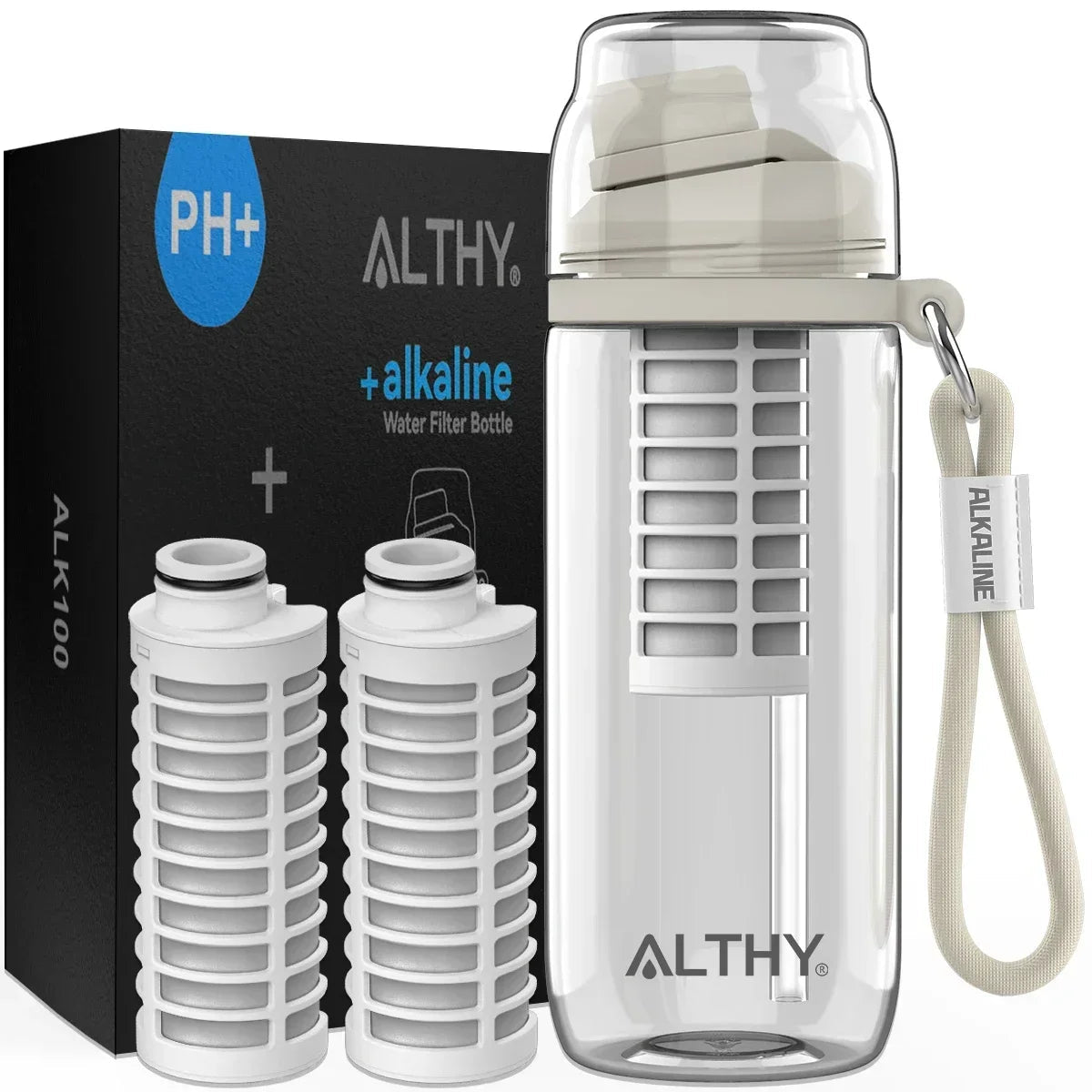 ALTHY ALK100 Alkaline-Wasserfilter – Aktivkohle, Mineralisierung