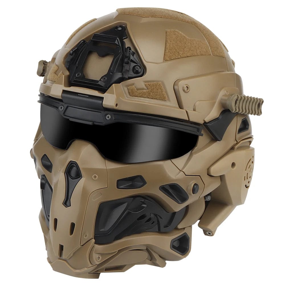 W-Ronin tactical assault helmet, including communication headset / anti-fog fan