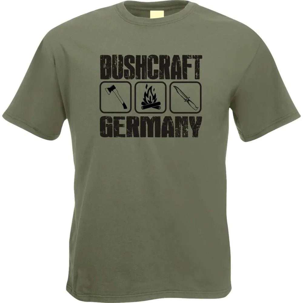 T-Shirt "Bushcraft Germany" / Outdoorkleidung-Prepper-Store.com