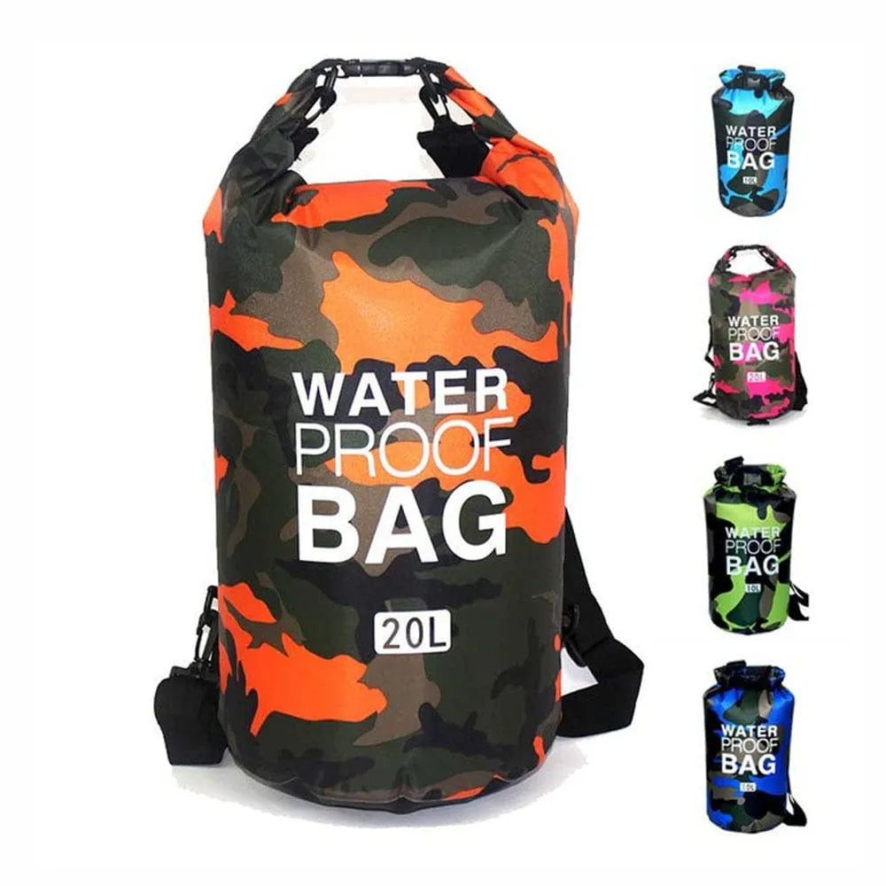Wasserfester Schwimmsack 2l-30l / Dry Bag Camouflage-Prepper-Store.com