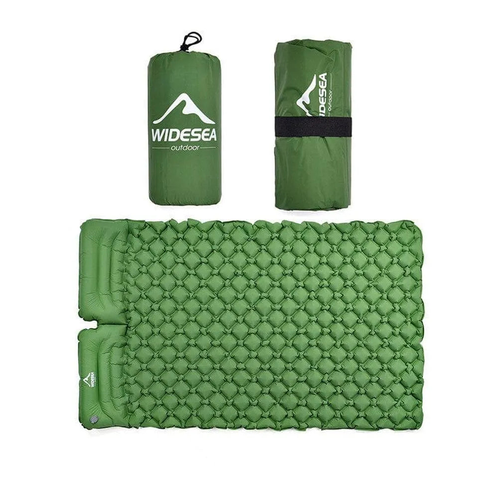Widesea Doppel-Isomatte mit Kopfkissen-Prepper-Store.com
