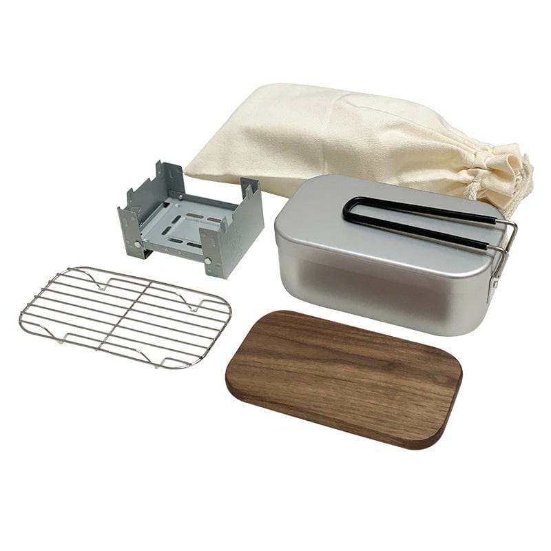 Faltbare Aluminium-Lunchboxen Sets Storage bag 5piece set prepper-store.com