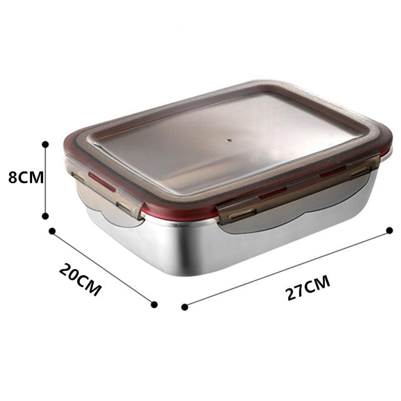 Edelstahl Lunchbox – Frischhaltebox Edelstahl / 2900ML prepper-store.com