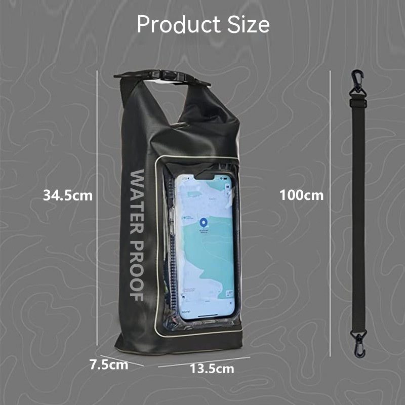 Wasserdichte Dry Bag 2L / 5L – PVC Outdoor Umhängetasche